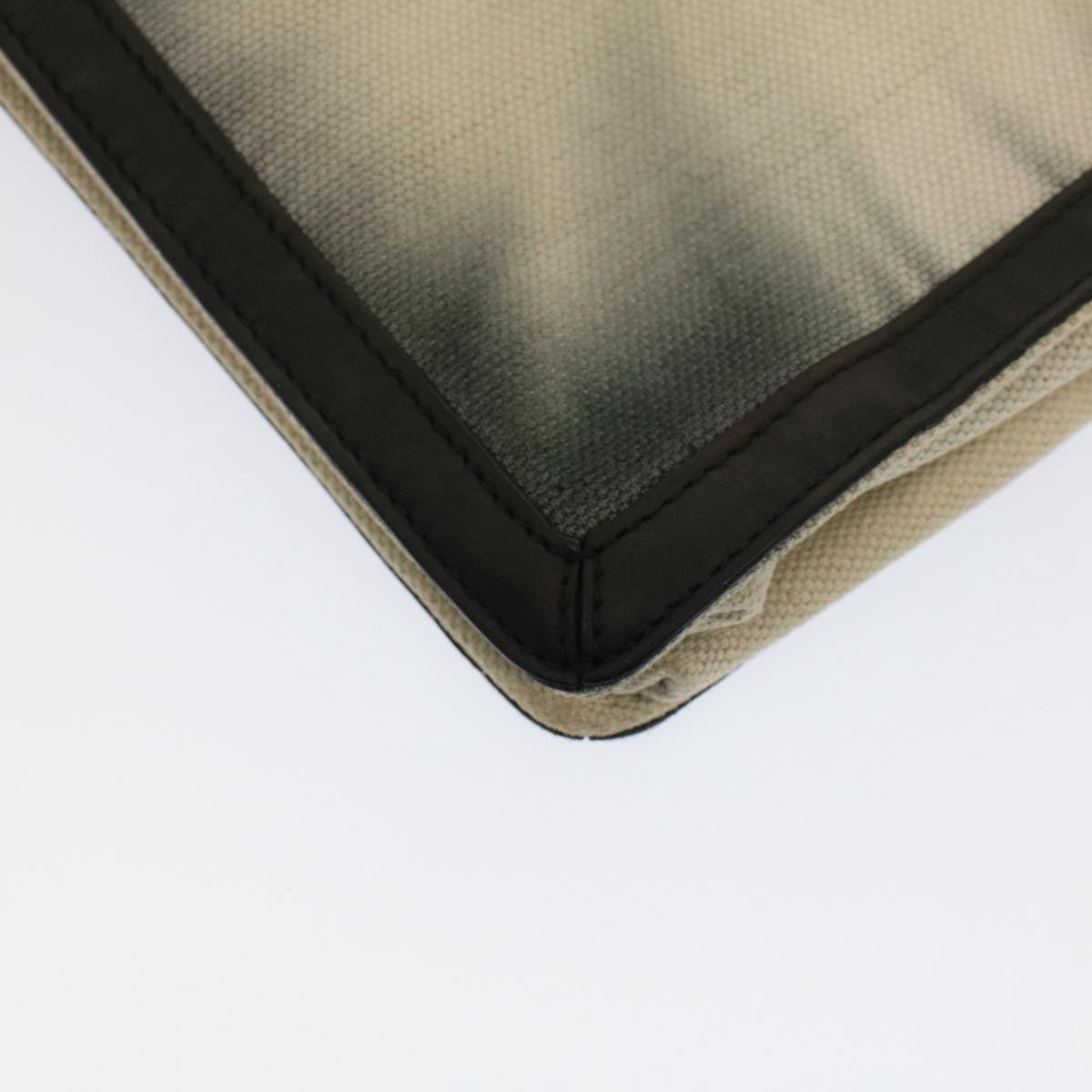 Balenciaga Shoulder Bag Canvas White Black — Designer Shoulder Bag
