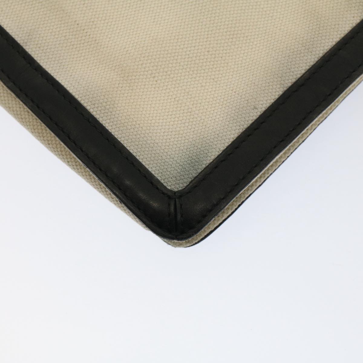 Balenciaga Shoulder Bag Canvas White Black — Designer Shoulder Bag