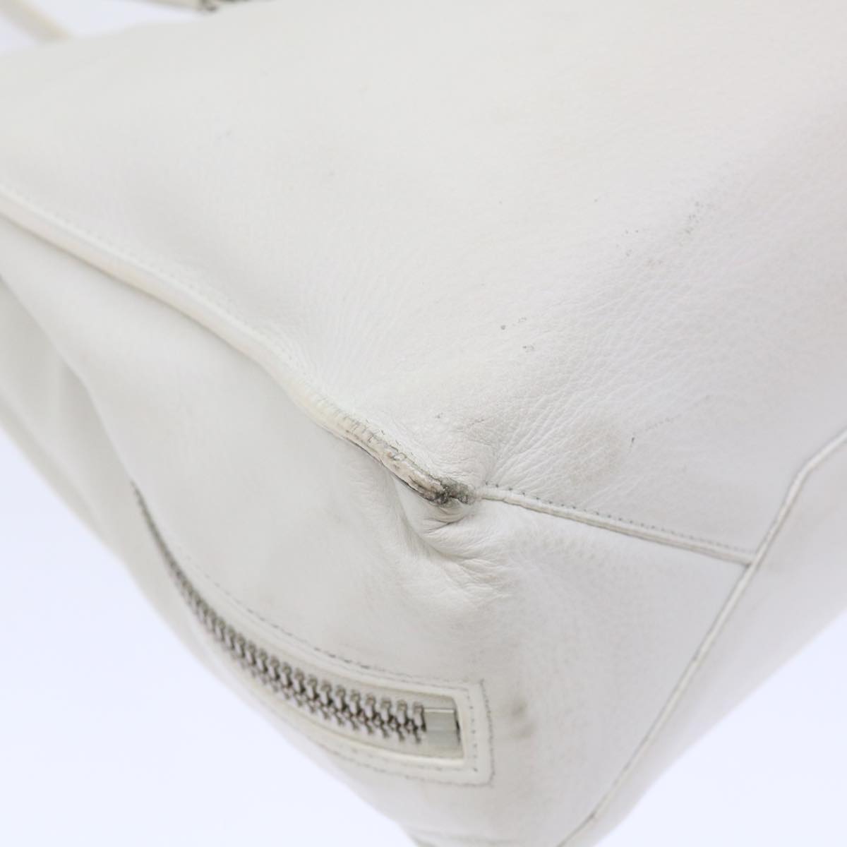 Balenciaga Paper Hand Bag Leather White 432596 | Designer Luxury Handbag