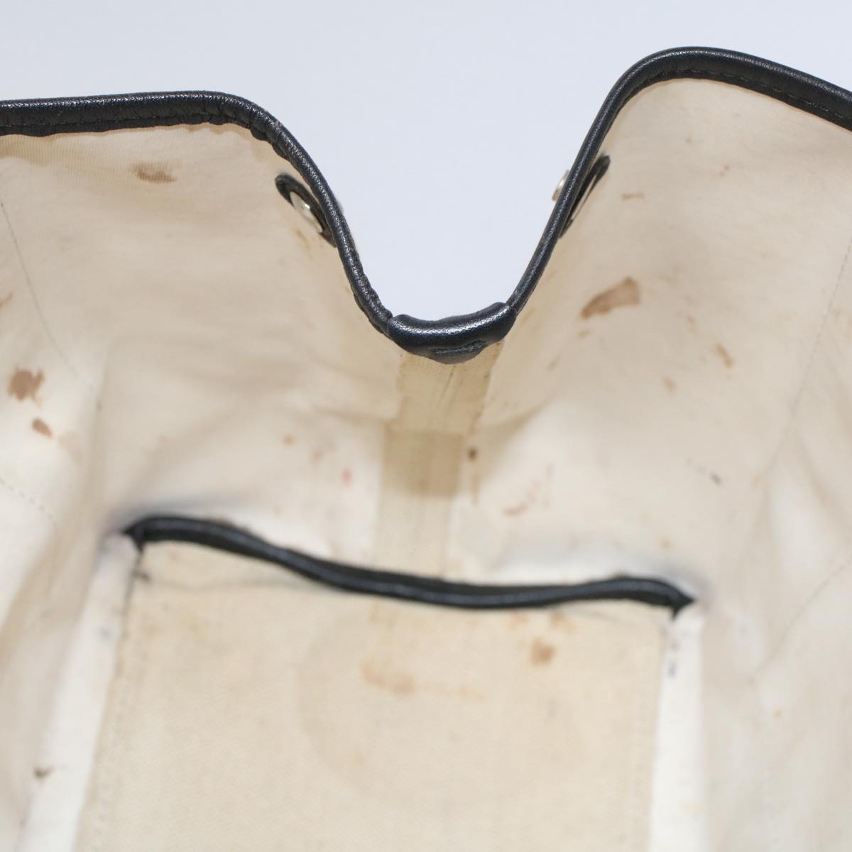 Balenciaga Tote Bag Canvas Leather Beige Black — Premium Leather Tote