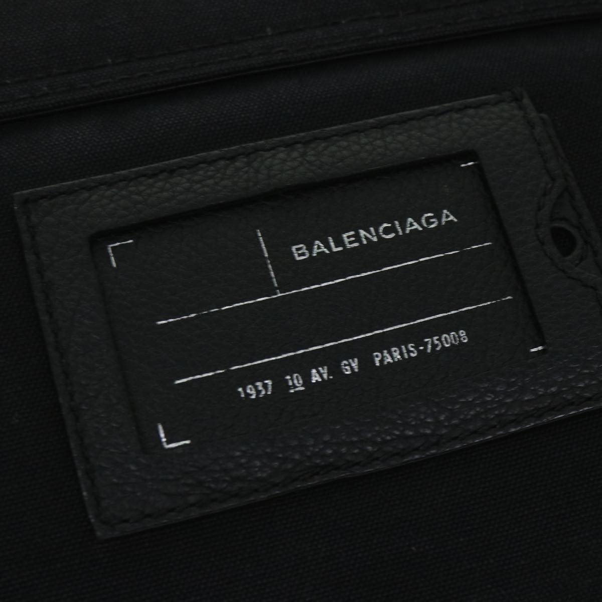 Balenciaga Clutch Bag Canvas Black — Designer Clutch Bag