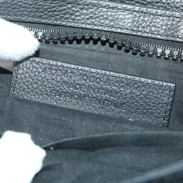 Balenciaga Clutch Bag Canvas Black — Designer Clutch Bag