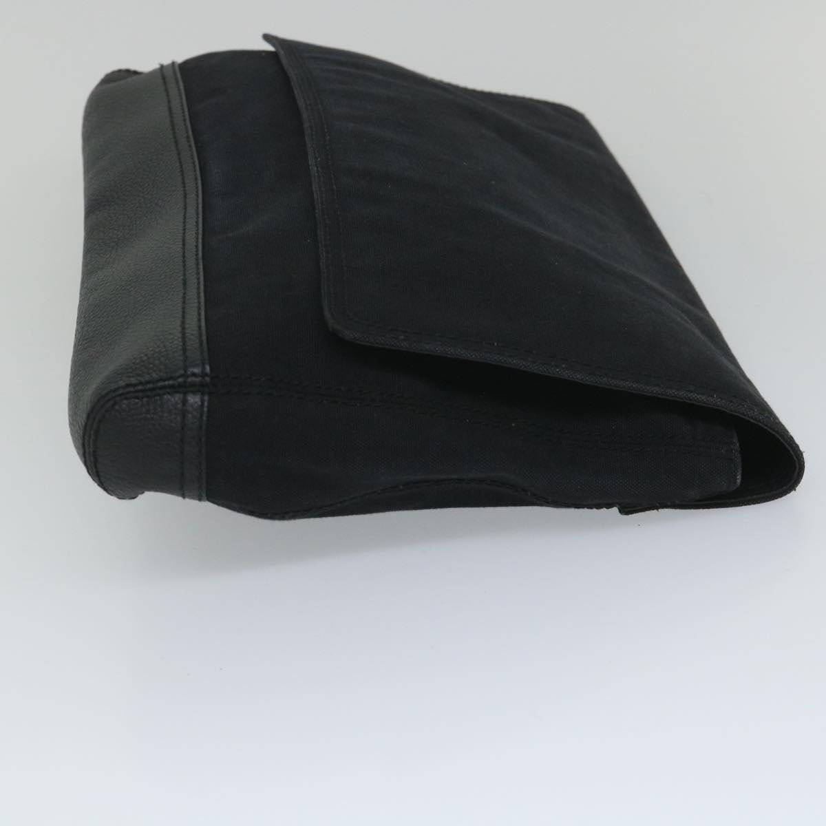 Balenciaga Clutch Bag Canvas Black — Designer Clutch Bag