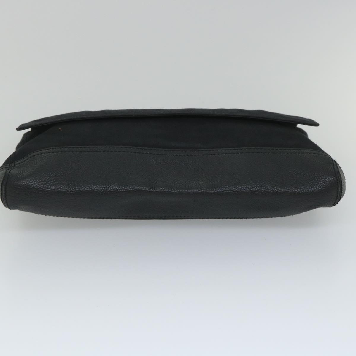 Balenciaga Clutch Bag Canvas Black — Designer Clutch Bag
