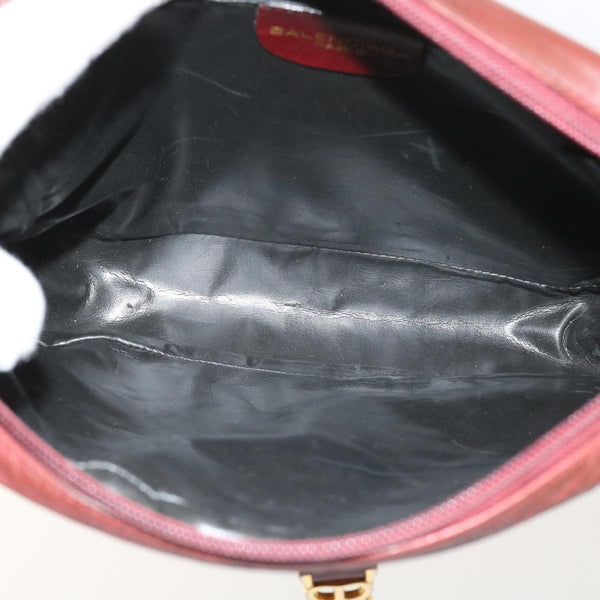 Balenciaga Shoulder Bag Suede Leather Red — Designer Shoulder Bag