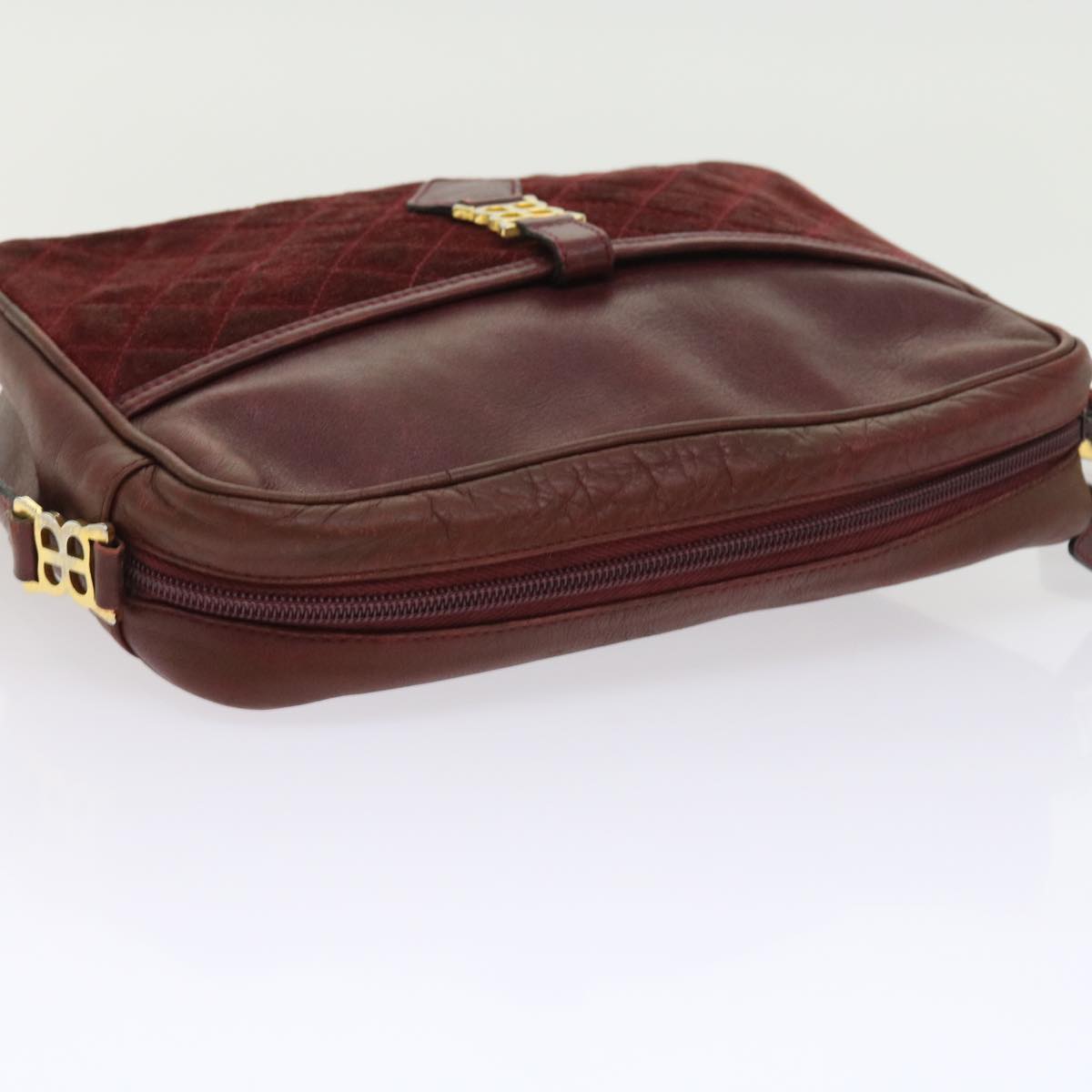 Balenciaga Shoulder Bag Suede Leather Red — Designer Shoulder Bag