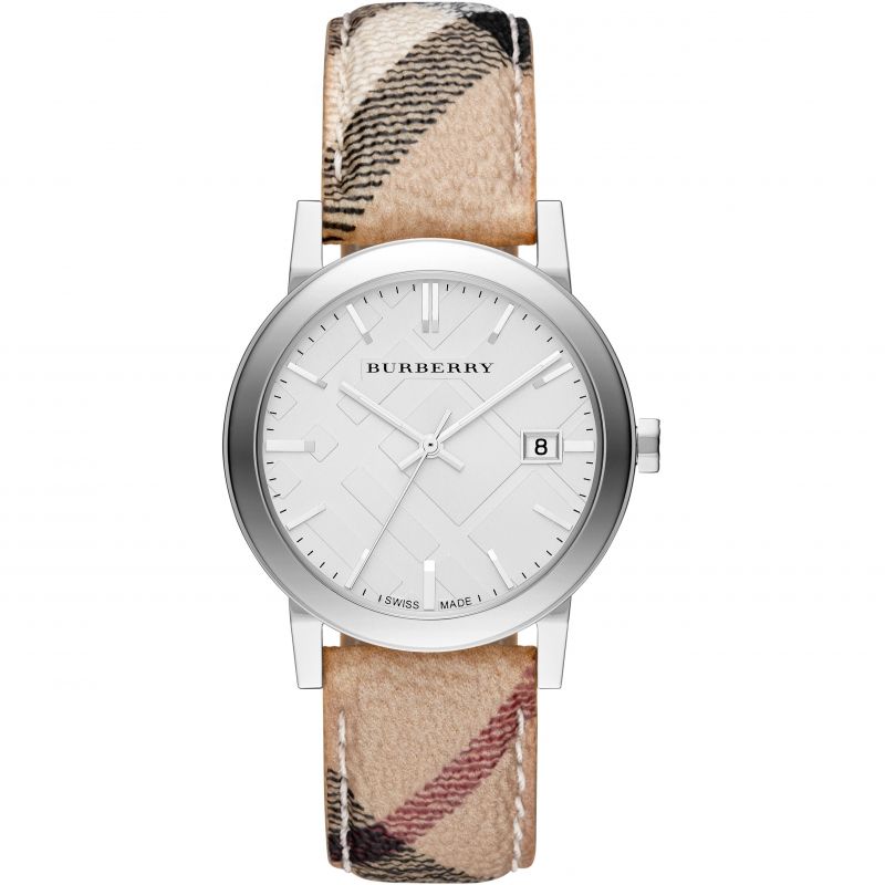 Front view of Burberry women's watch