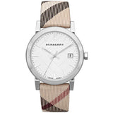 Front view of Burberry women's watch