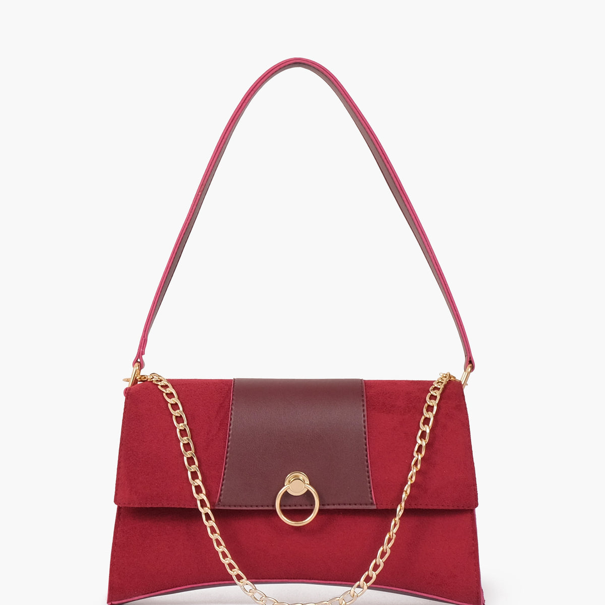 Ziva's Charm shoulder bag – side angle view (one versatile size)