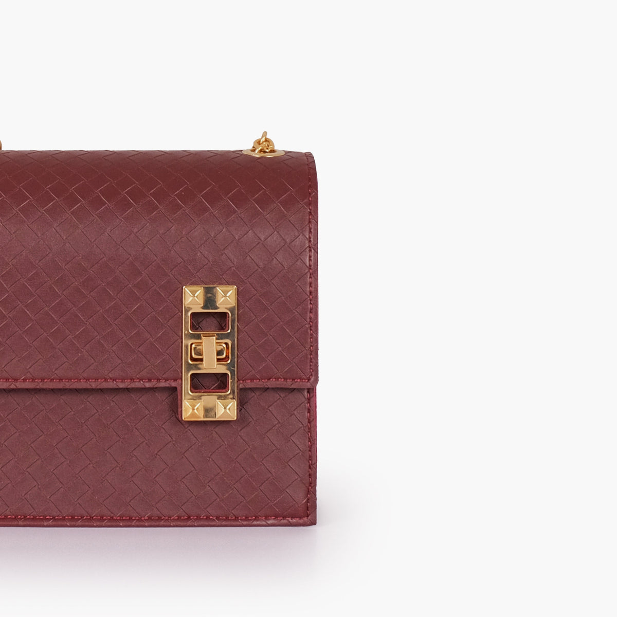 Ziva's Charm shoulder bag – close-up view (one versatile size)