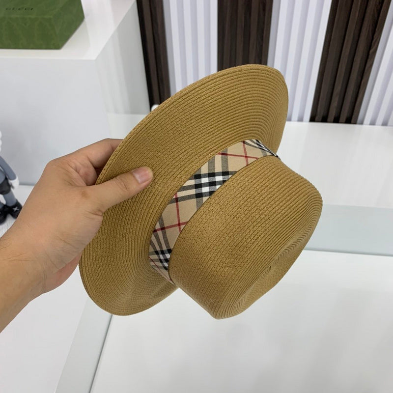 Front view of Burberry unisex cap