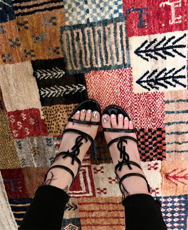 Saint Laurent luxury shoes detail shot
