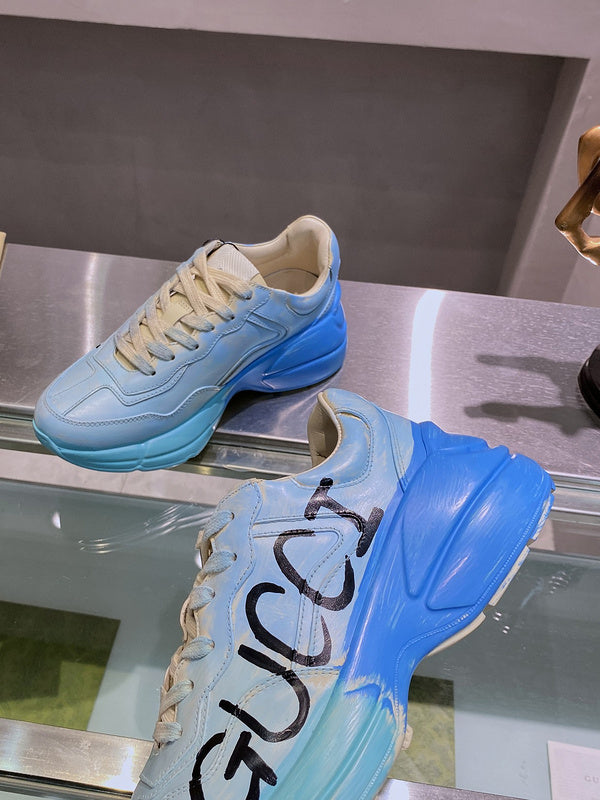 Gucci neutral cream luxury sneakers view 10 streetwear statement look