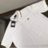 Close-up detail shot of Louis Vuitton cotton t-shirt with contemporary cut