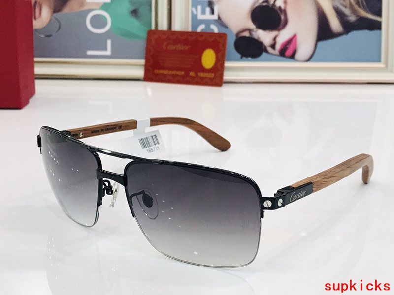 Side view of Cartier unisex sunglasses