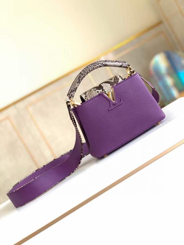 Side profile of statement premium women's handbag – women's premium purse