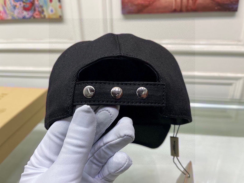 Side view of Burberry unisex cap