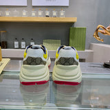 Gucci bold contrast luxury sneakers view 10 minimalist modern build