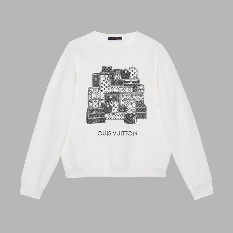 Back view of Louis Vuitton luxury clothing with contemporary cut