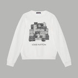 Back view of Louis Vuitton luxury clothing with contemporary cut