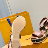 Louis Vuitton shoes Style 382 - back heel detail