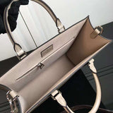 Close-up detail of statement structured women's handbag – women's everyday handbag