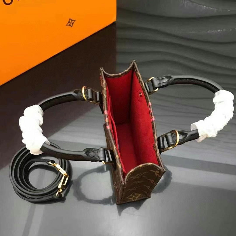 Front view of polished chic women's handbag – women's designer-style accessory