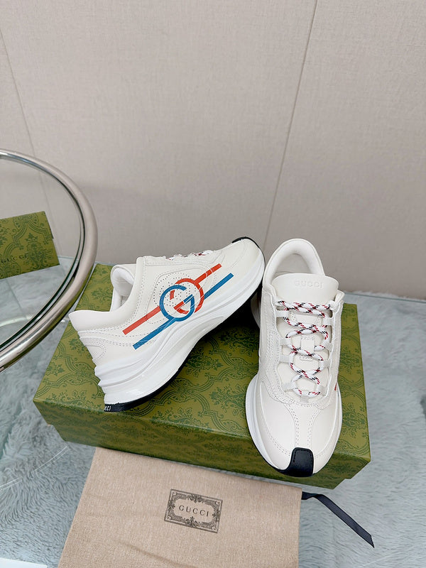 Gucci tonal black luxury sneakers view 8 premium leather build