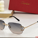 Angled view of Cartier unisex sunglasses