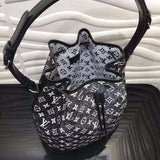 Front view of structured statement women's handbag – women's everyday handbag