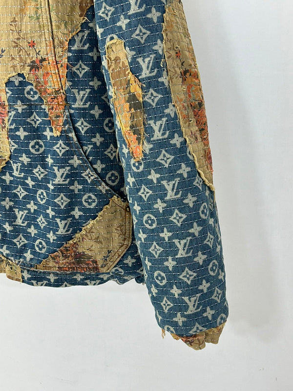 Front view of Louis Vuitton luxury clothing with contemporary cut
