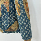 Front view of Louis Vuitton luxury clothing with contemporary cut