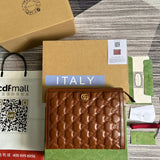 Side view of refined structured handbag