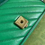Close-up detail of sleek chic women's handbag – women's statement bag