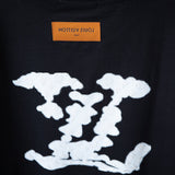 Back view of Louis Vuitton cotton t-shirt with monogram-inspired silhouette