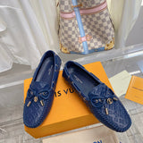 Louis Vuitton White Low-Top Sneakers - Angled View