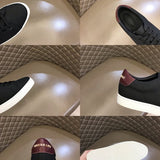 Classic Vegan Leather Shoes - Signature Finish | Women's Statement Footwear #1422 - side angle view (image 2) of designer-inspired shoes