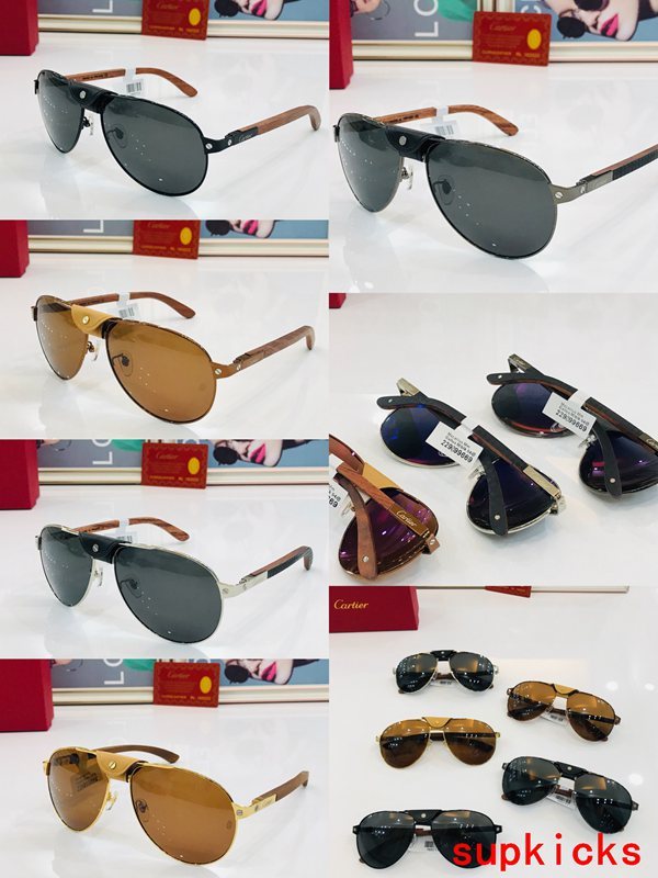 Lifestyle view of Cartier unisex sunglasses