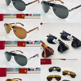 Lifestyle view of Cartier unisex sunglasses