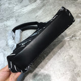 Contemporary Premium PU Leather Handbag - Signature Hardware Accents | Women's Premium Handbag #753 - hardware and detail close-up (image 5) of designer-inspired handbag