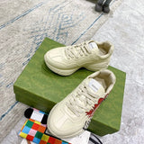 Gucci muted earth tones luxury sneakers view 5 cushioned comfort fit