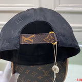 Close-up detail view of Louis Vuitton unisex cap