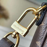 Back view of structured chic women's handbag – women's luxury accessory