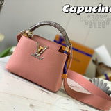 Front view of chic modern women's handbag – women's luxury accessory
