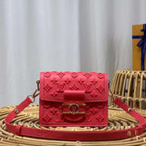 Front view of refined signature women's handbag – women's luxury handbag