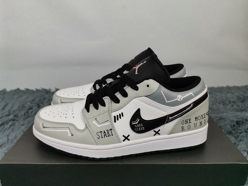 Nike soft grey luxury sneakers view 7 premium leather build