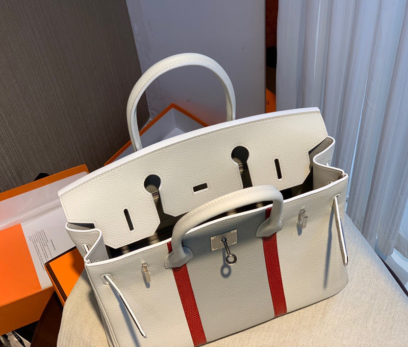 Close-up detail of tailored bag design