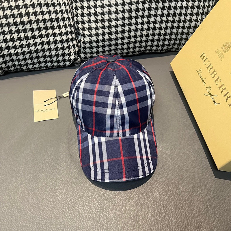 Side view of Burberry unisex cap