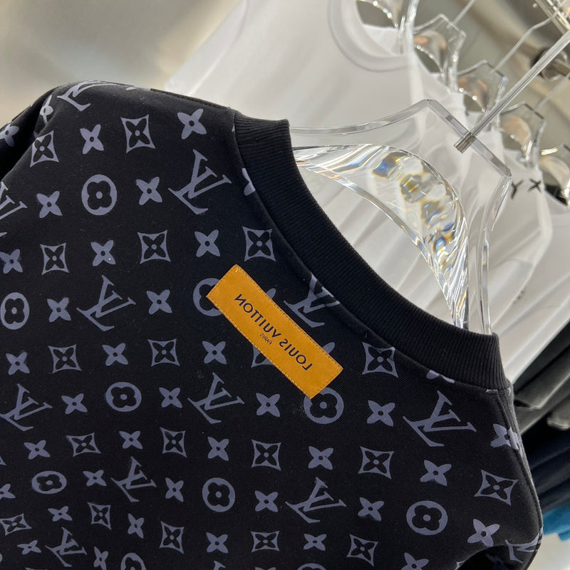 Side profile of Louis Vuitton luxury clothing with tailored silhouette