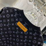 Side profile of Louis Vuitton luxury clothing with tailored silhouette
